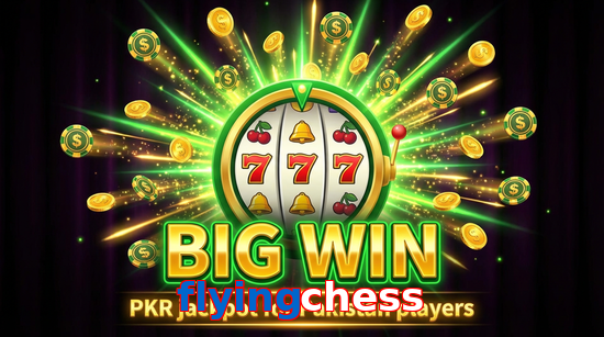 Big win animation on Flyingchess slot game